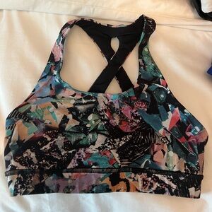 Limited Edition Lululemon Pattern Sports Bra